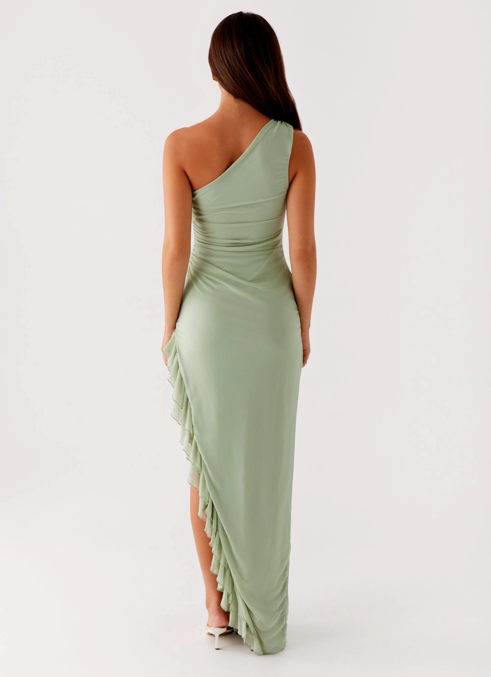 Clarence Maxi Dress - Sage Comfort Stretch Lightweight Layer