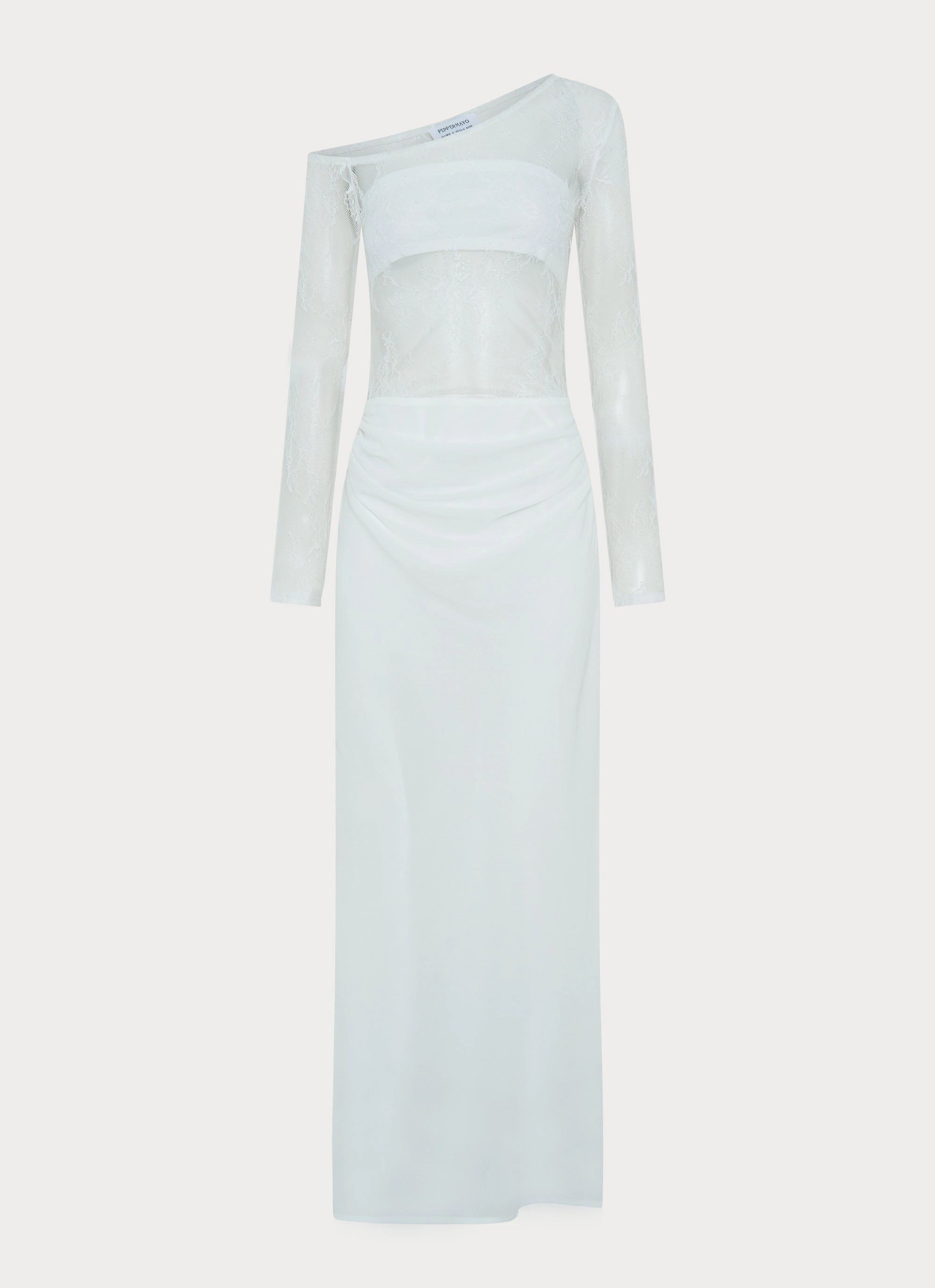 Bodycon-Fit Take Your Time Maxi Dress - White