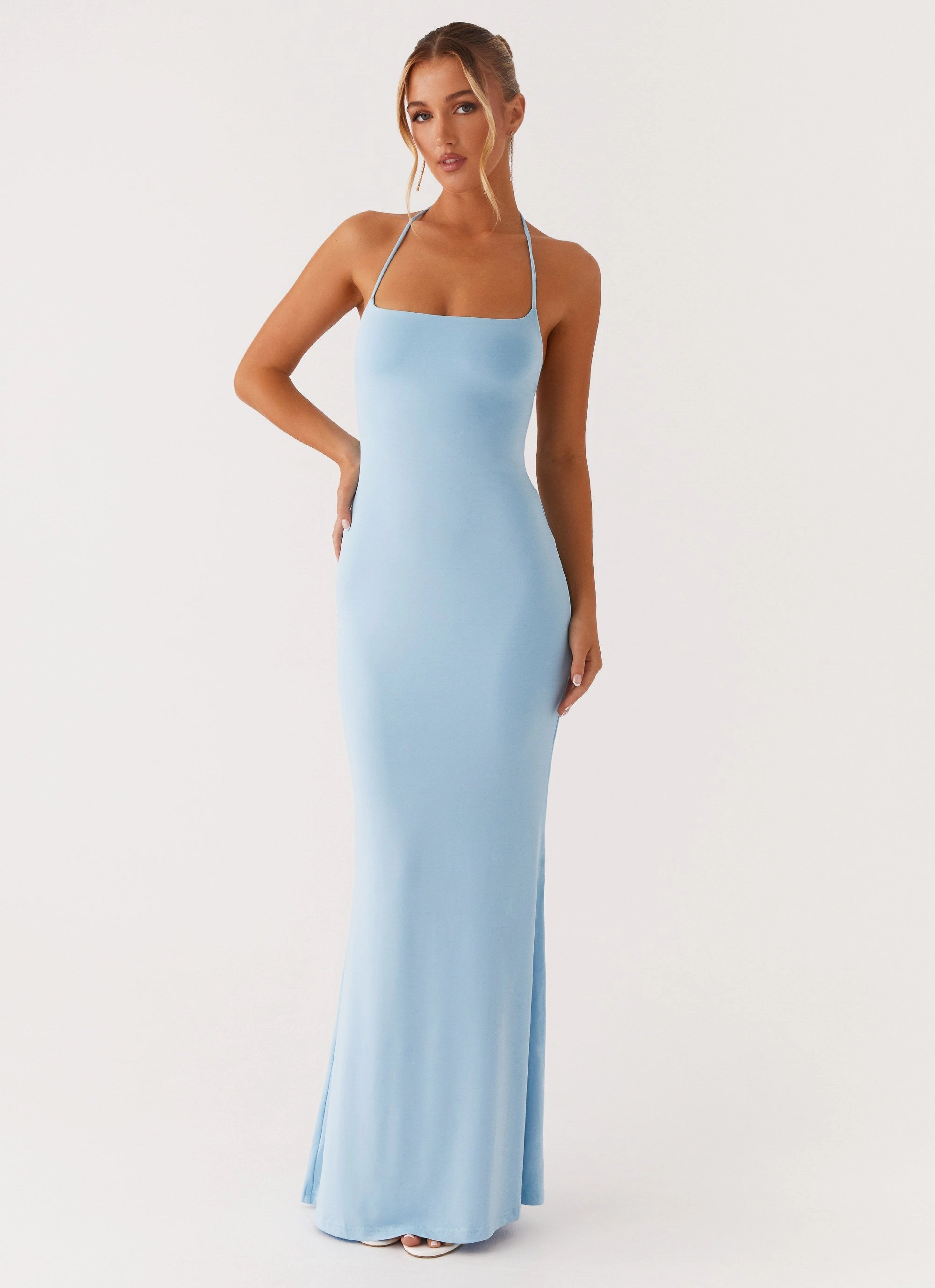 Talk About Us Maxi Dress - Blue Night wear Calm Finish