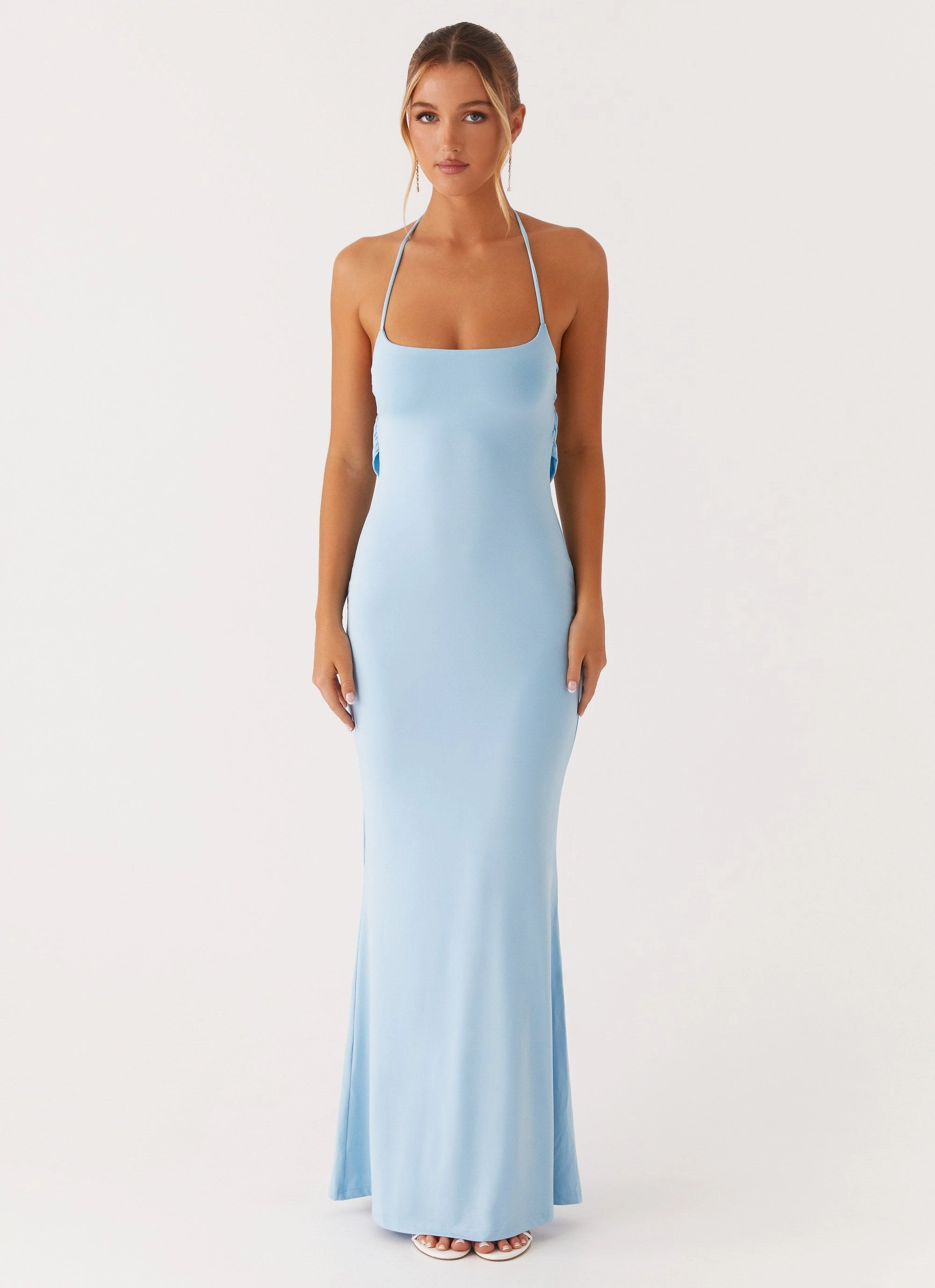 Fit Waist Talk About Us Maxi Dress - Blue