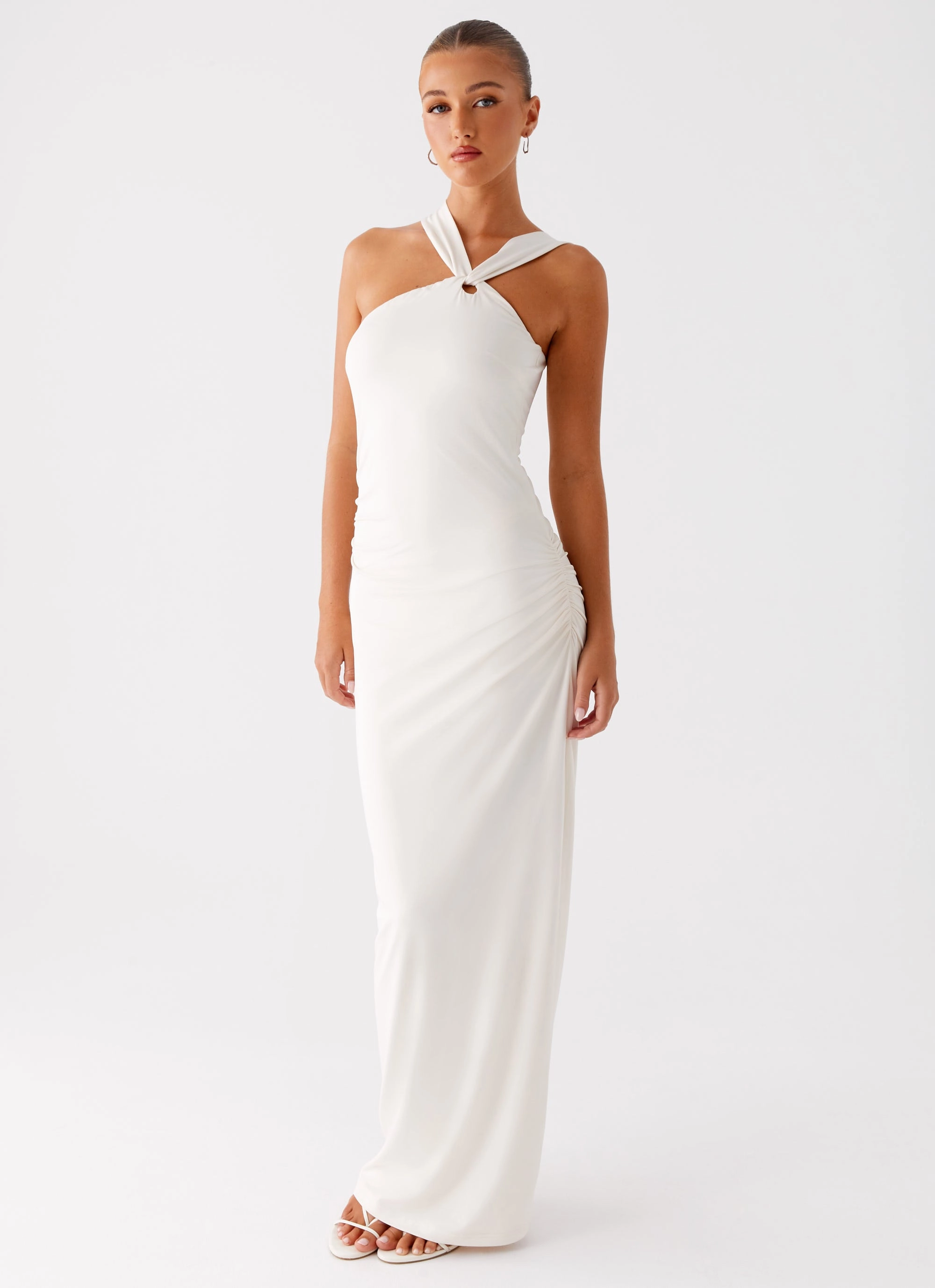 Tamira Maxi Dress - Ivory Grace Glow Formal dinner wear