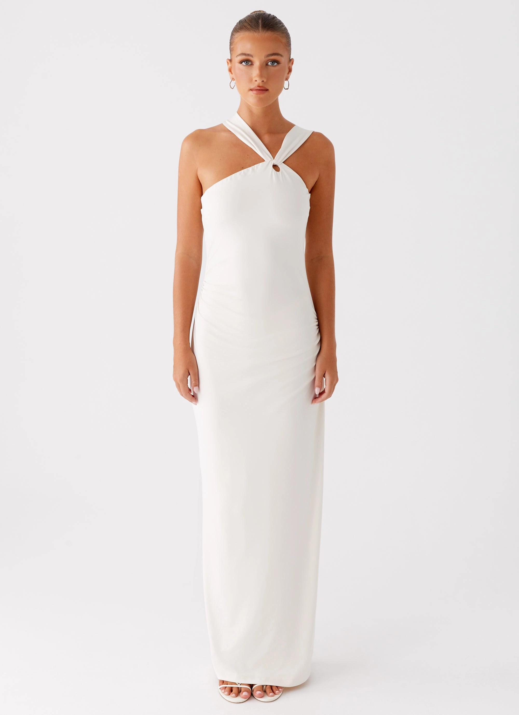 Feminine Structure Street Casual Tamira Maxi Dress - Ivory