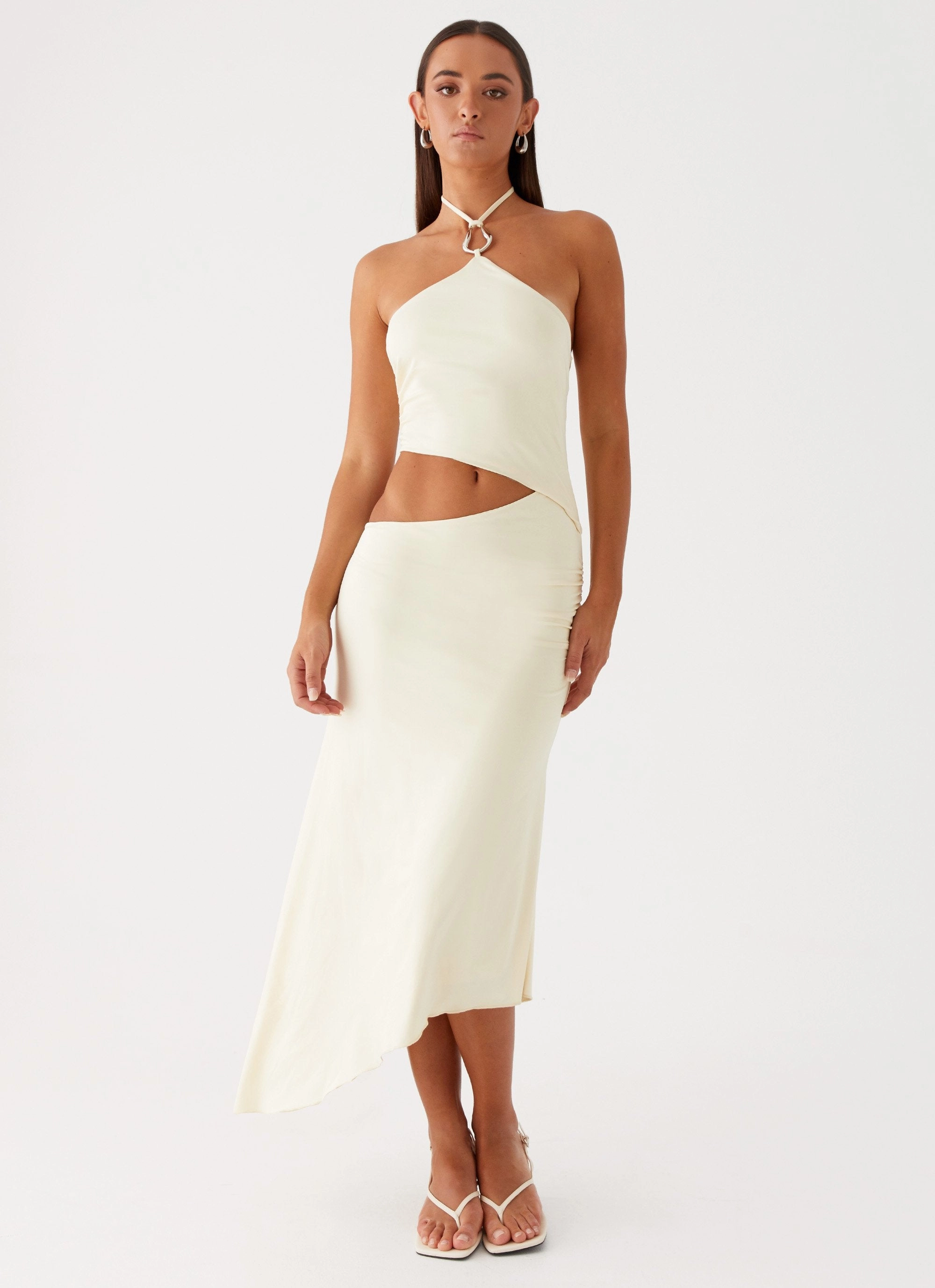 Elegant Look Tasha Maxi Dress - Lemon