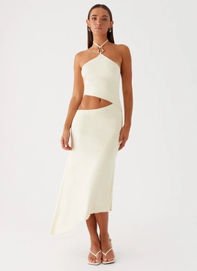 Elegant Look Tasha Maxi Dress - Lemon