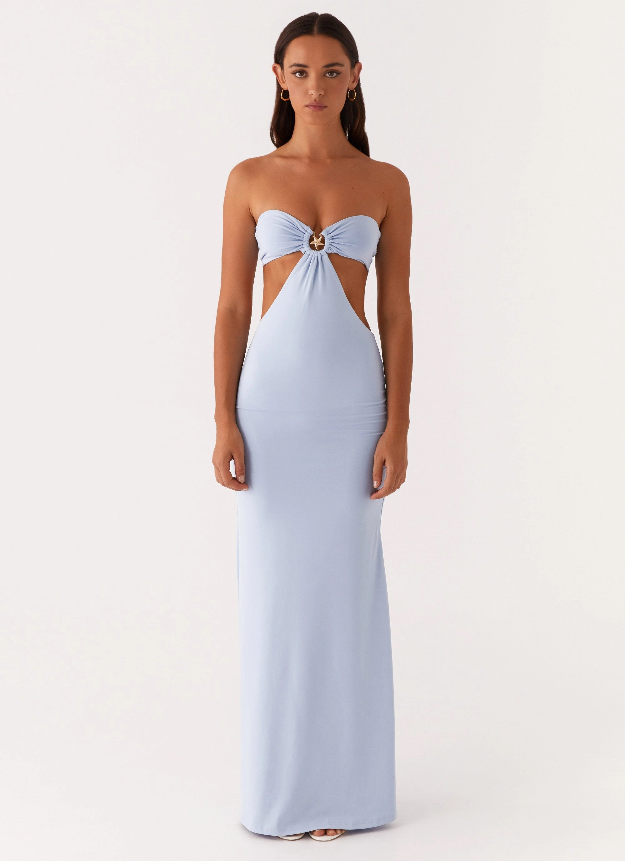 Day-To-Night Wear Casual Feel Tatiana Maxi Dress - Blue