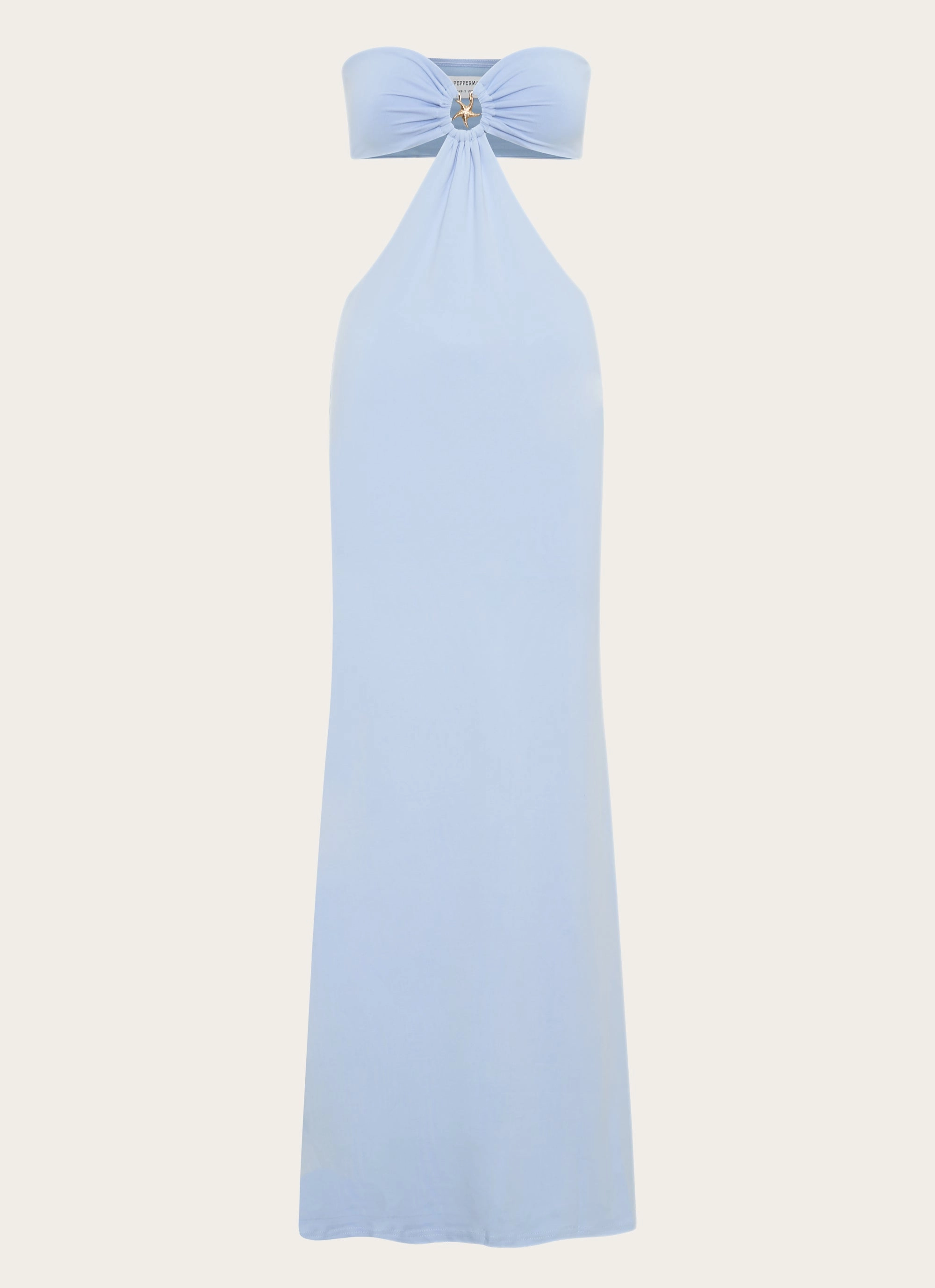 Tatiana Maxi Dress - Blue Feminine Look Trend Detail