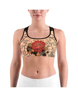 Tattooed Lotus Sports bra