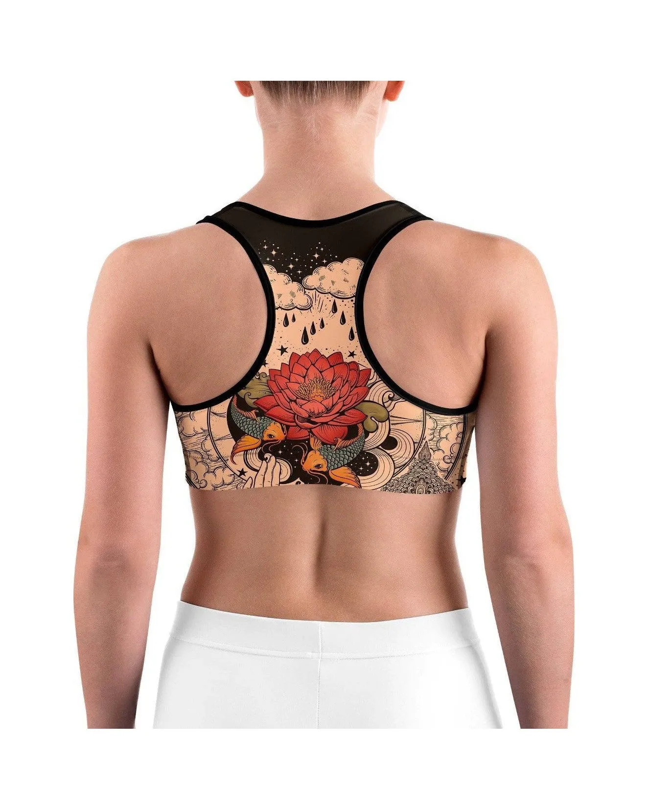 Tattooed Lotus Sports bra