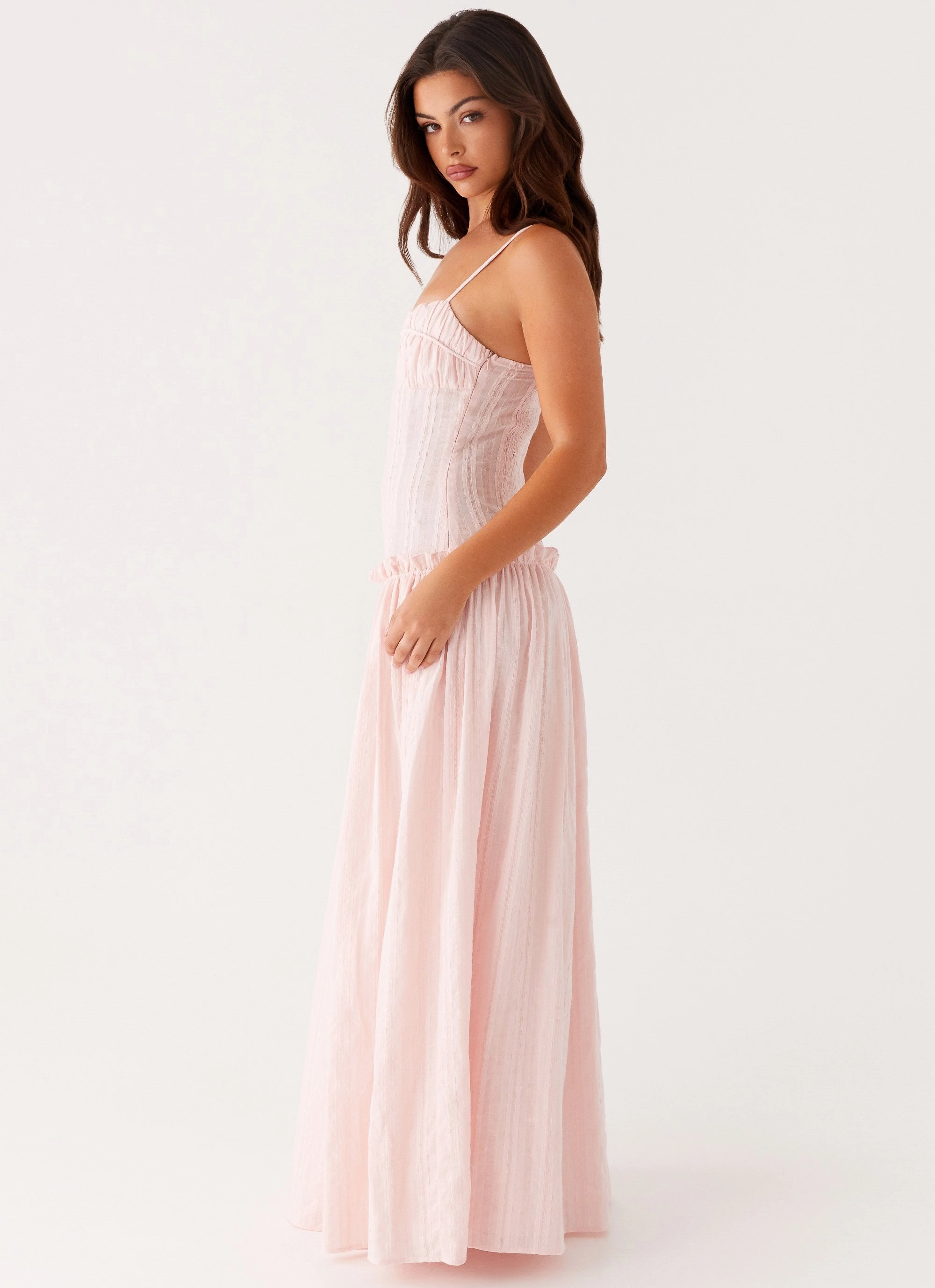 Lightweight Piece Jacinda Drop Waist Maxi Dress - Pink
