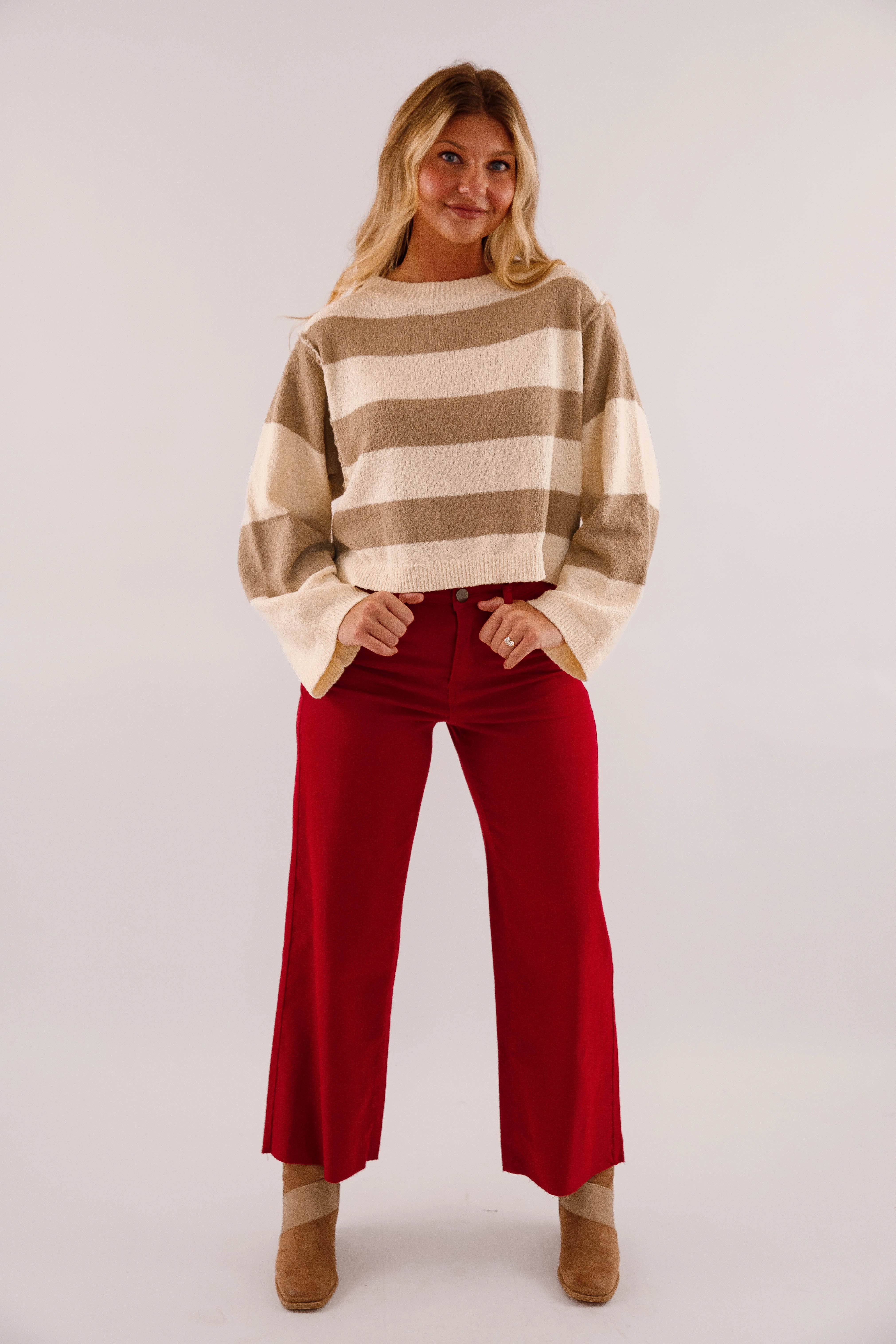 All Along Sweater Fray Resistant Edges