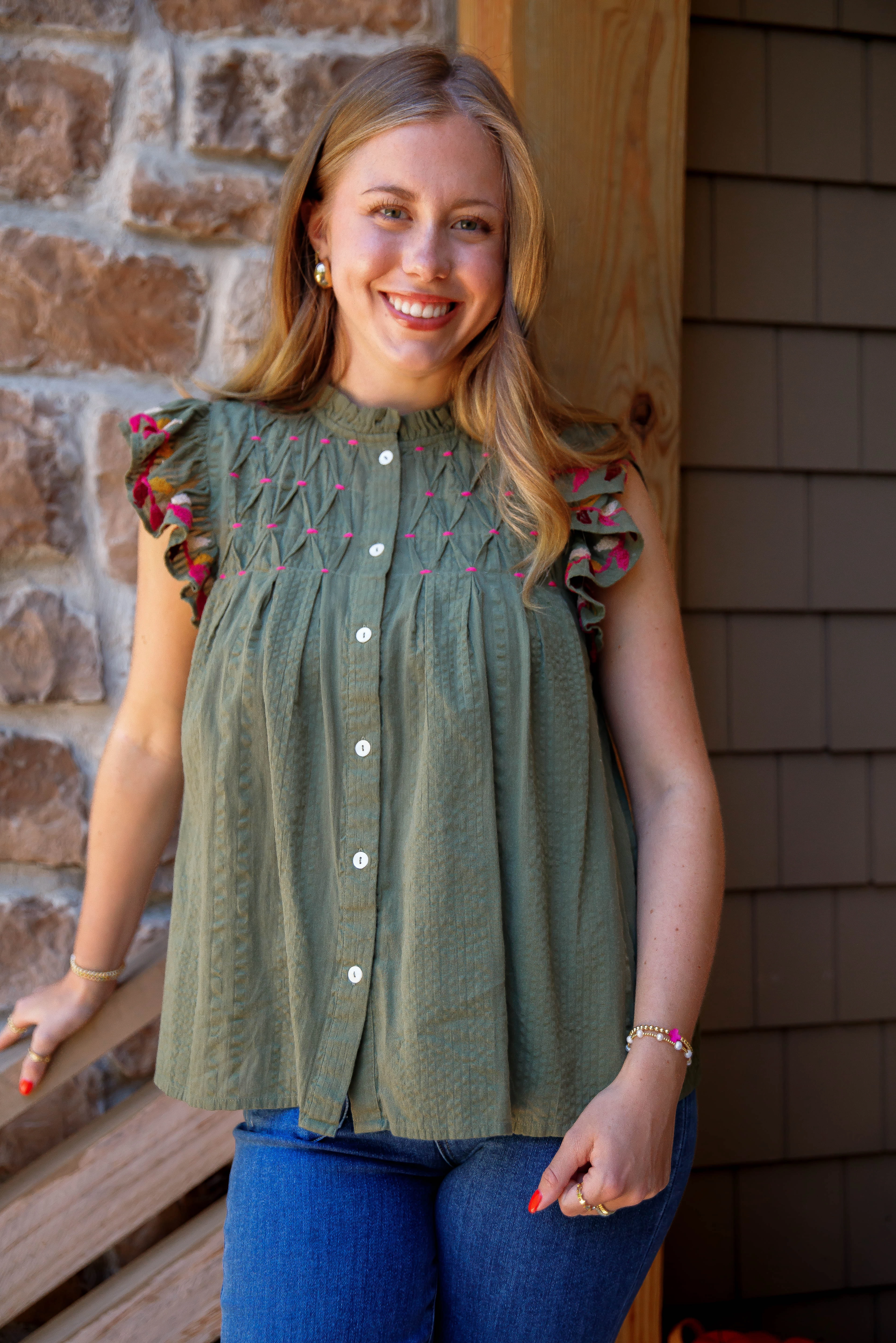 Wants and Needs Blouse OversizedSilhouette Unstructured Silhouette