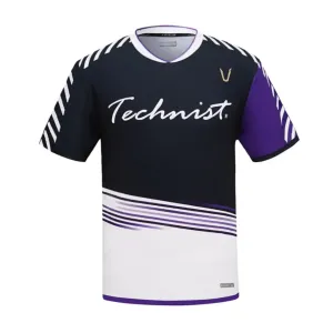 Technist TNT6497 Men's Game Shirt [Black/Purple]