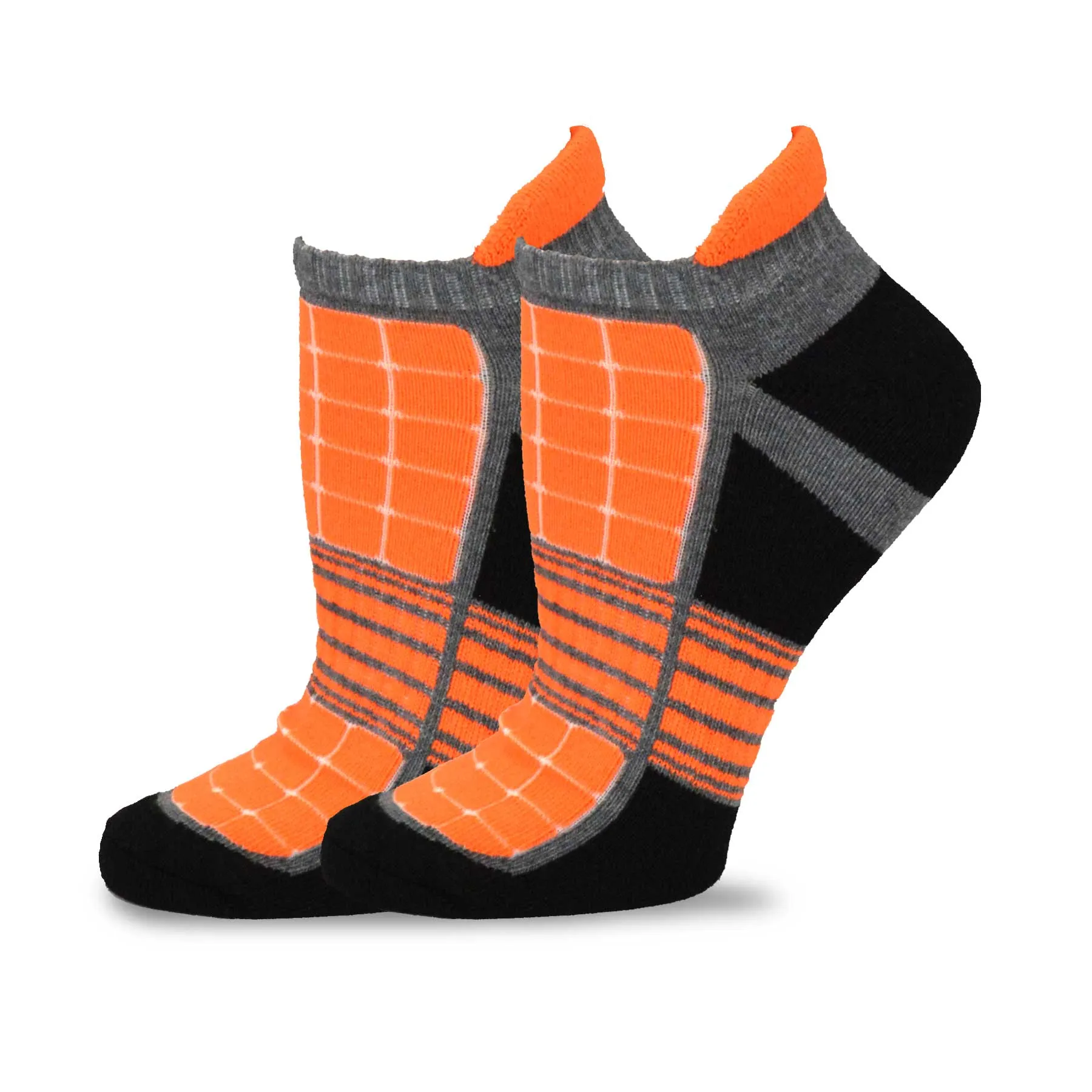 TeeHee Socks Women's Golf Polyester No Show Assorted Color Tap 6-Pack (11897)