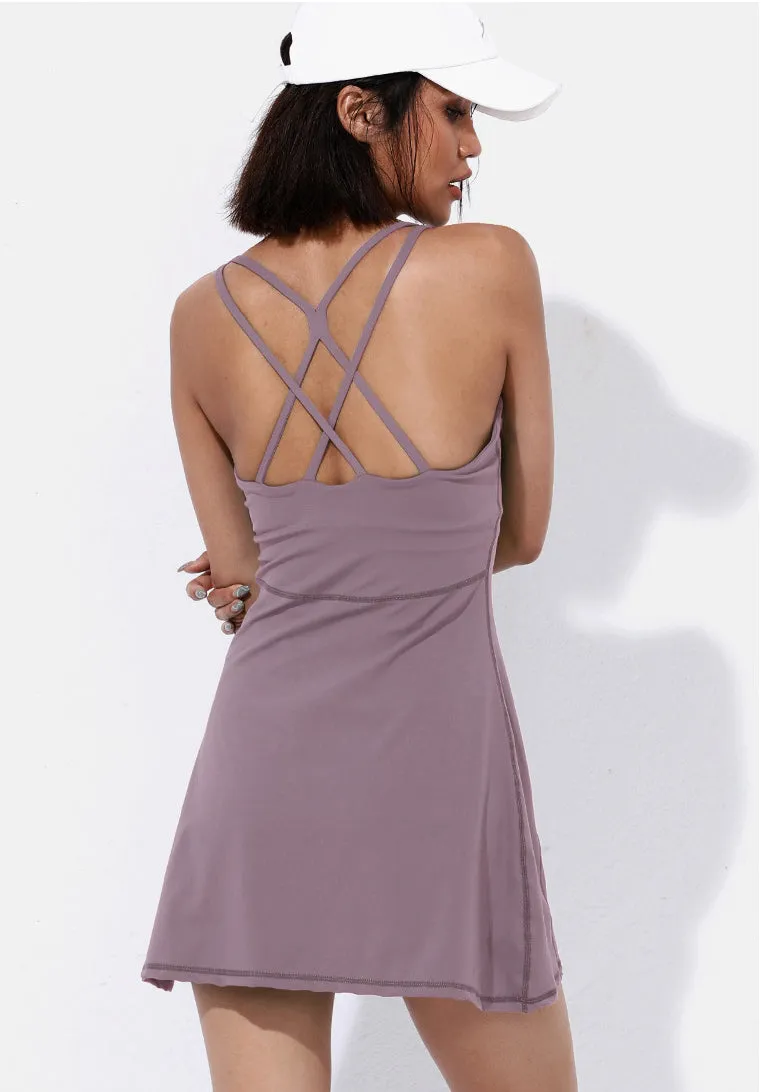 Tennis Dress Built-in Bra and Shorts