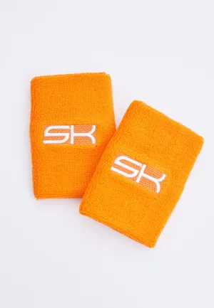 Tennis Wristbands large, 2 pcs, orange