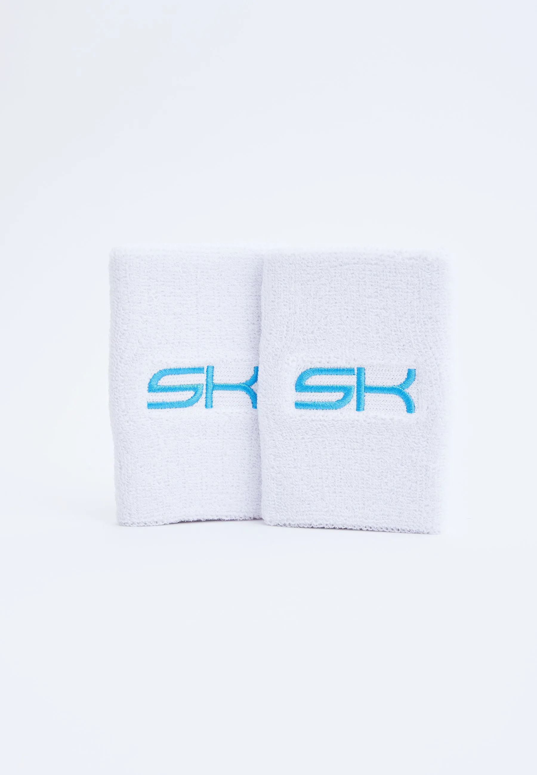 Tennis Wristbands large, 2 pcs, white
