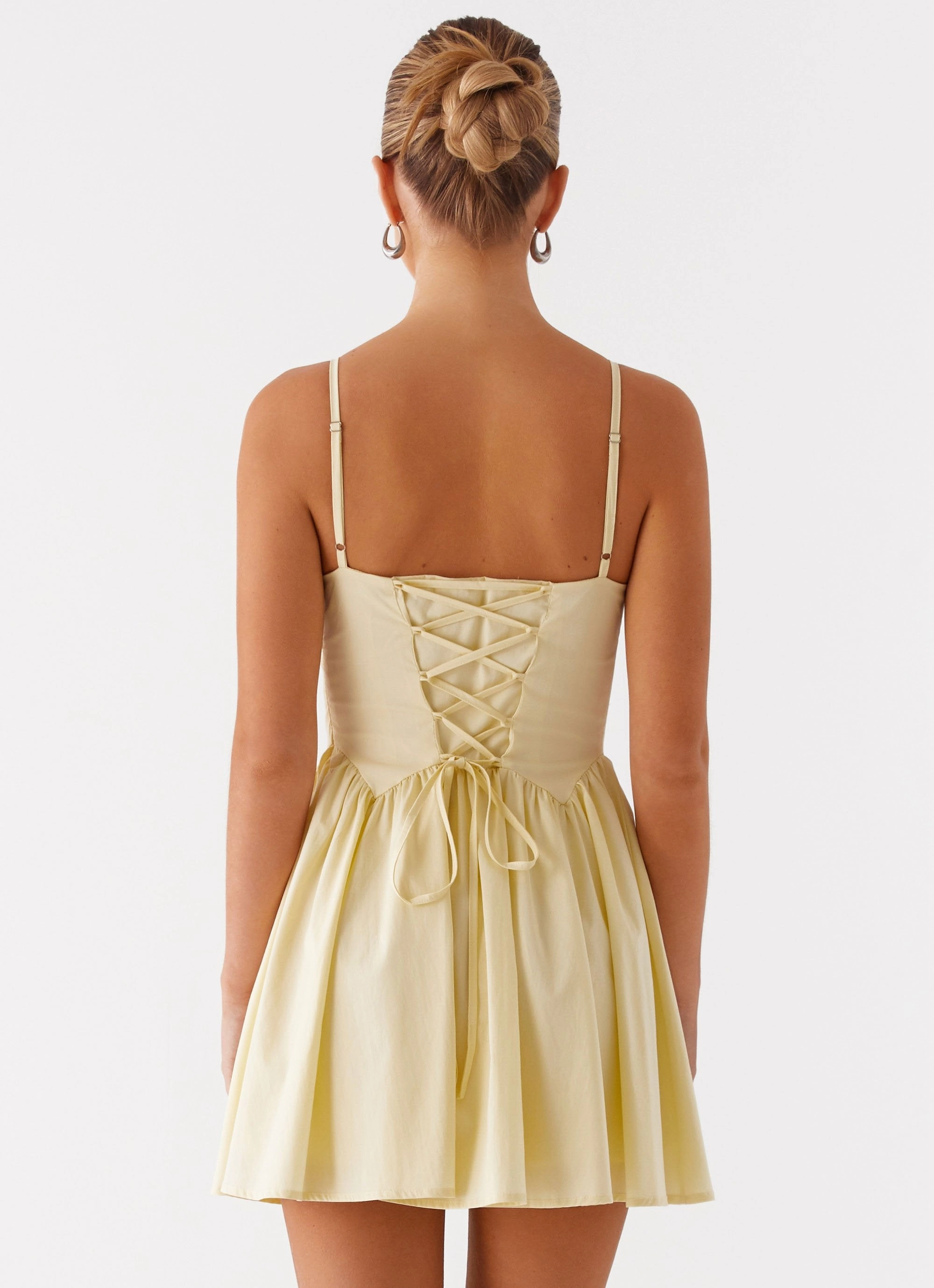 Bold Structure Tesoro Mio Mini Dress - Yellow