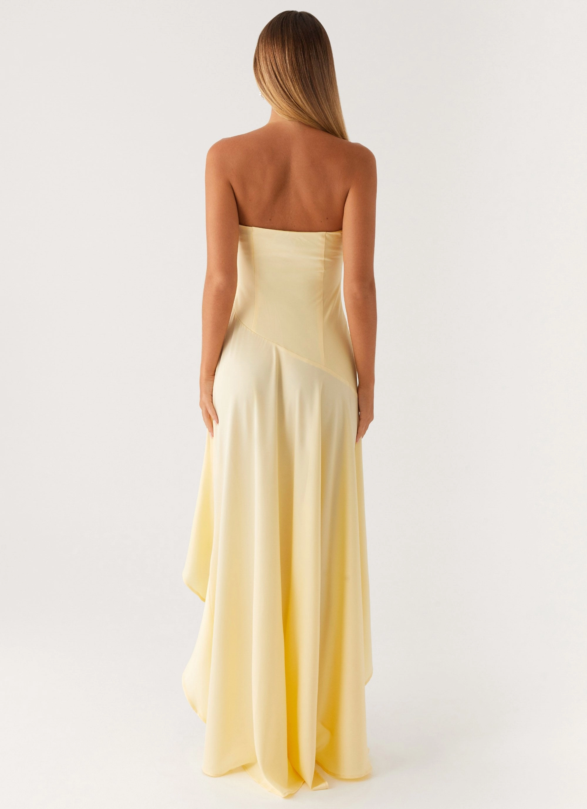 Bodie Maxi Dress - Pastel Yellow Comfort Mode