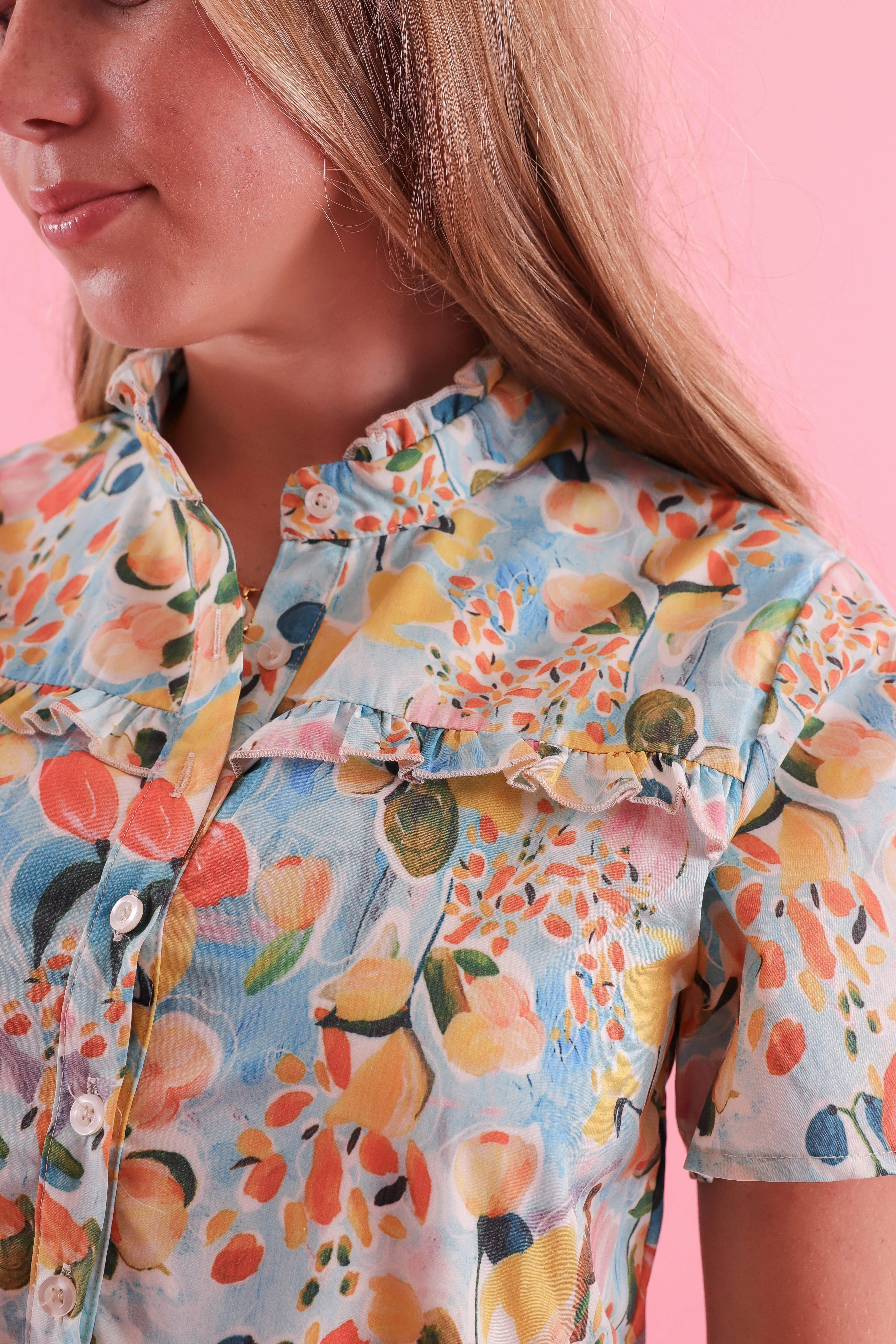 RESTOCK: Saturday Market Dress Fold-Over-Detail Smart Shape
