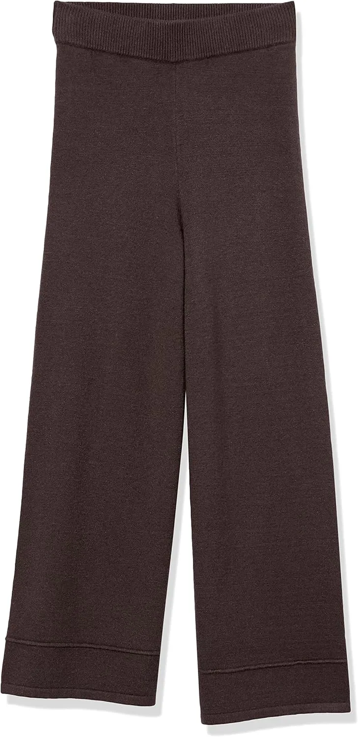 The Drop Women's Bernadette Pull-on Loose-fit Cropped Sweater Pant