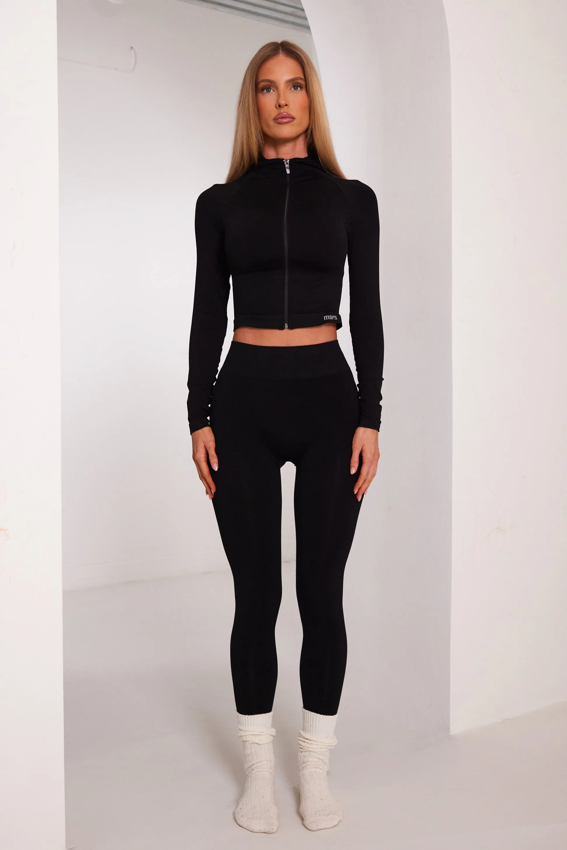 The Mars Seamless leggings Gym Bundle - Black