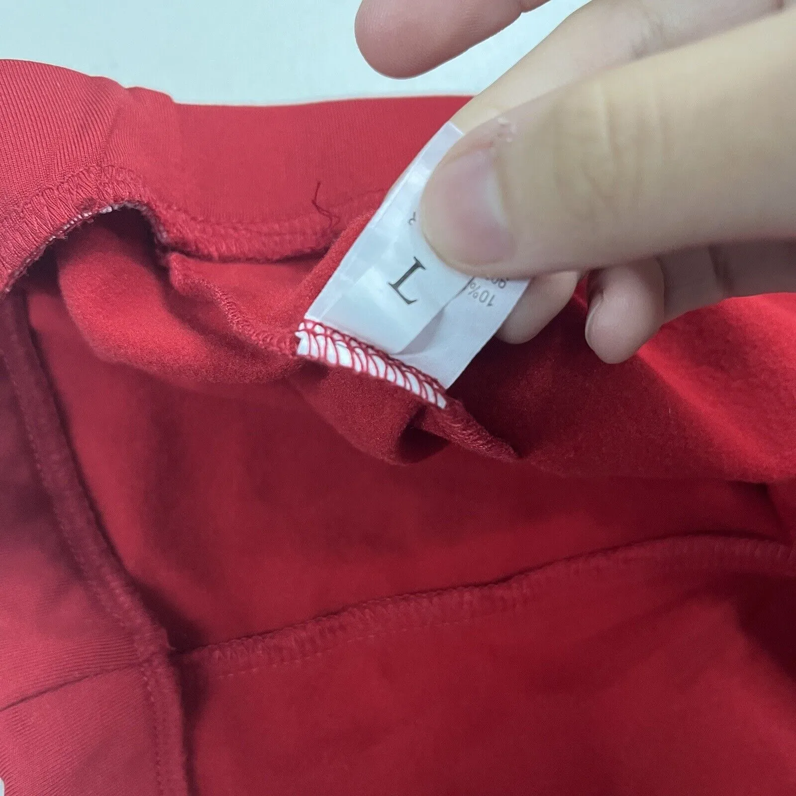 ‹¨¬The Wealthy Brand Women's Gym Shorts Sz L Red