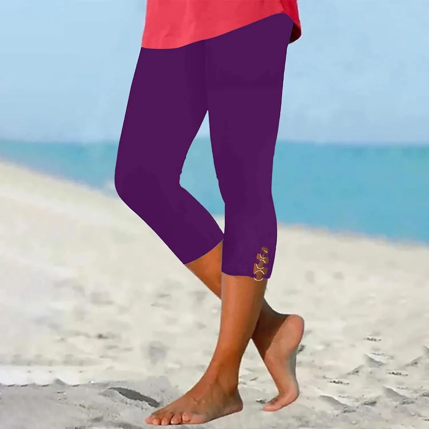 Thermal Leggings for Women High Waist Split Pants Pencil Pants Yoga Womens Tunic Sweaters to Wear with Leggings