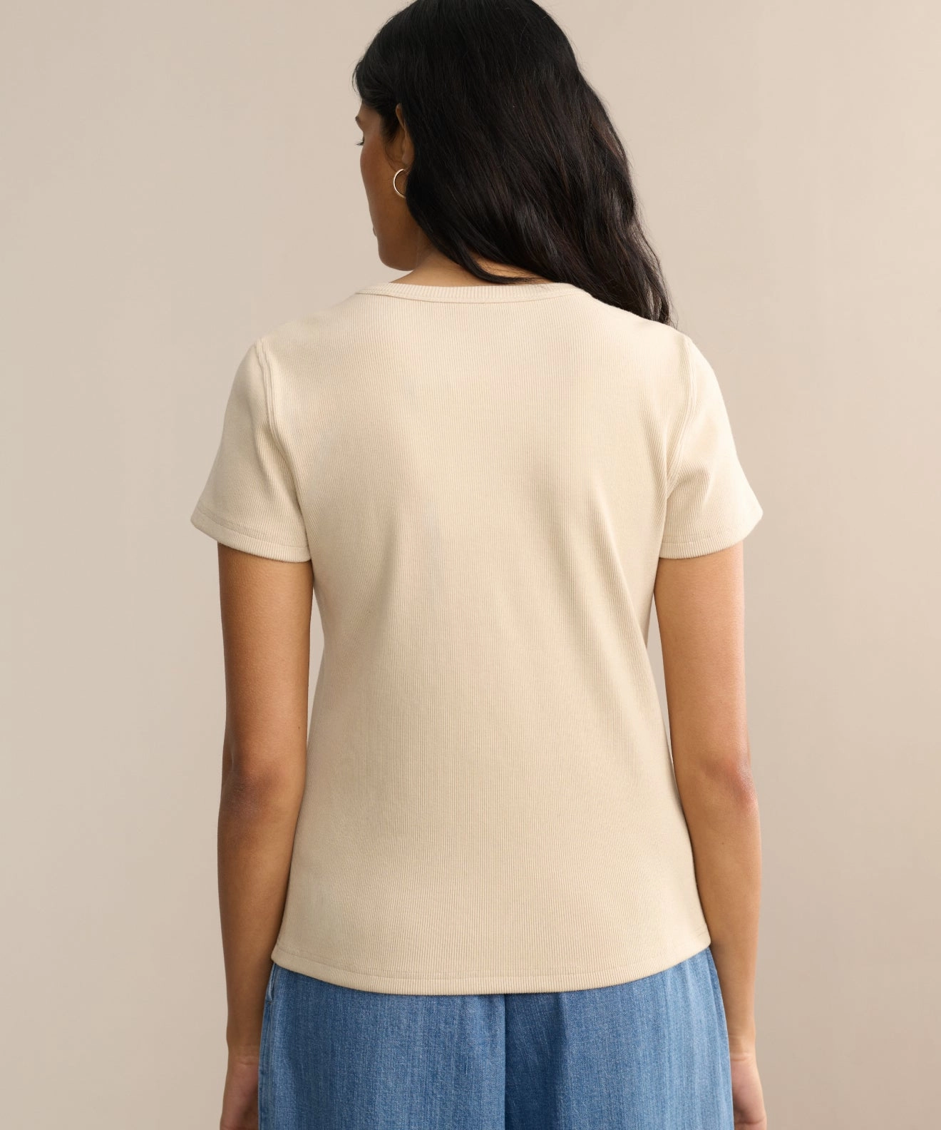 Fashionable Fit Rib Tee
