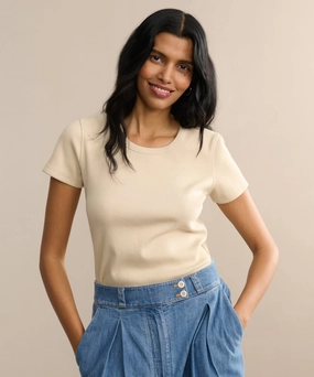 Rib Tee MicrofiberBlend Anti Pilling Technology