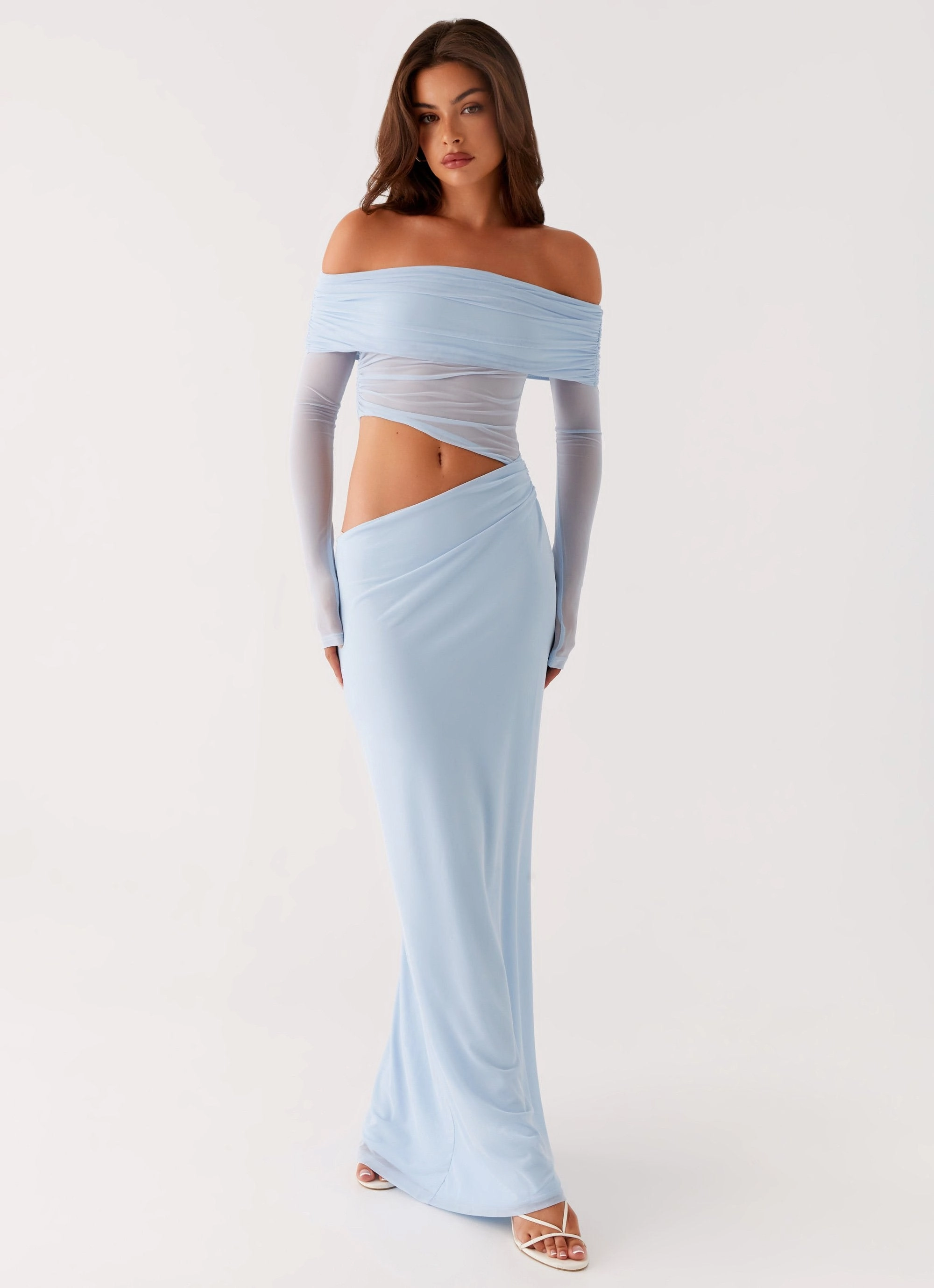 Emery Maxi Dress - Blue Fresh Flow Urban Edge
