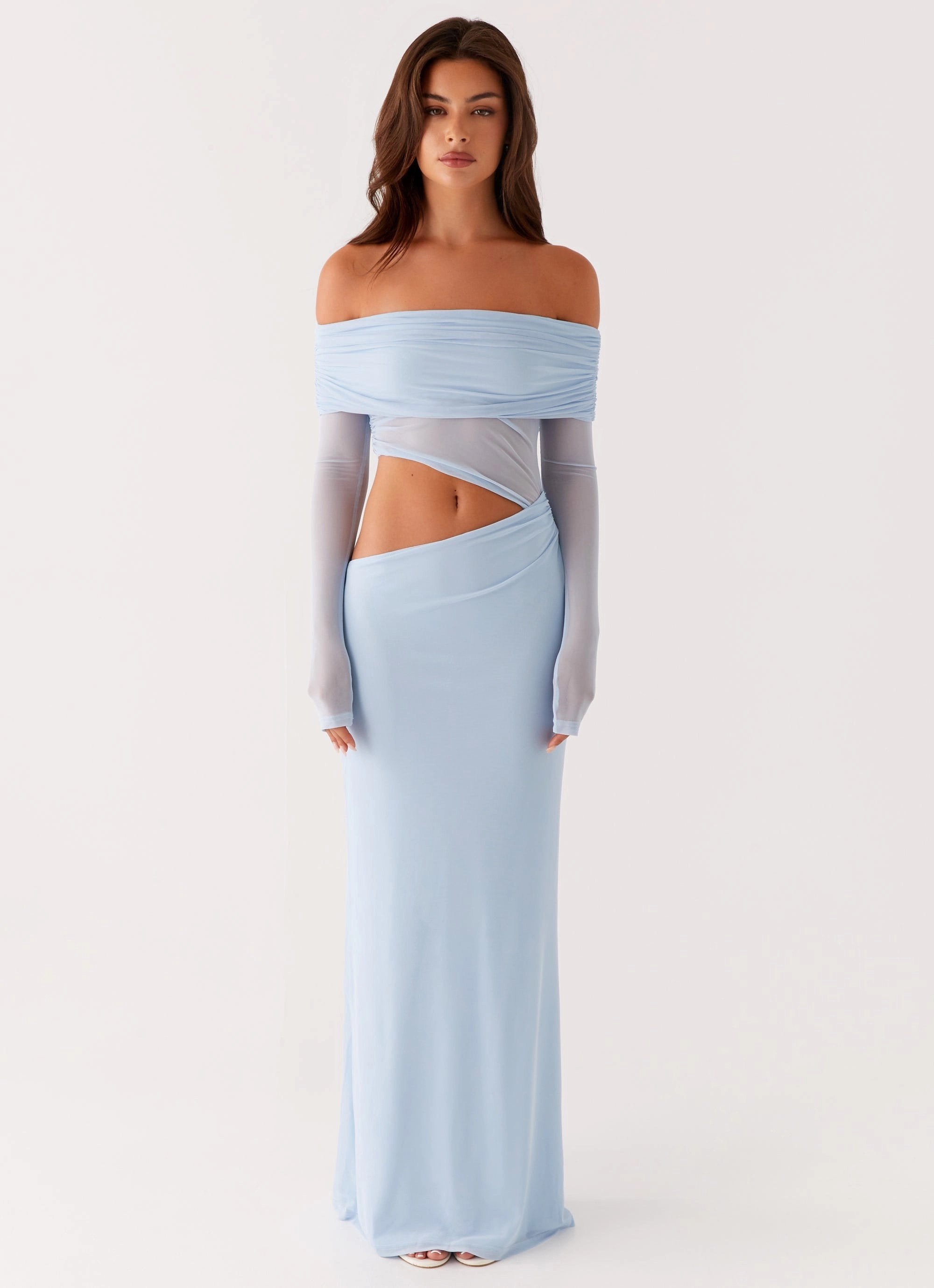 Sleek Flow Field Fresh Emery Maxi Dress - Blue