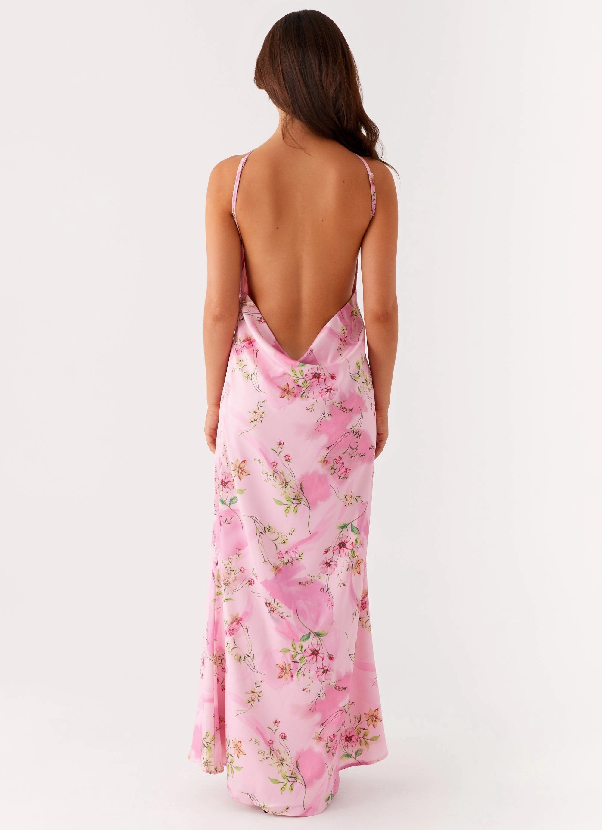 Blush Glow Night Appeal Pascal Maxi Dress - Pink Floral Print