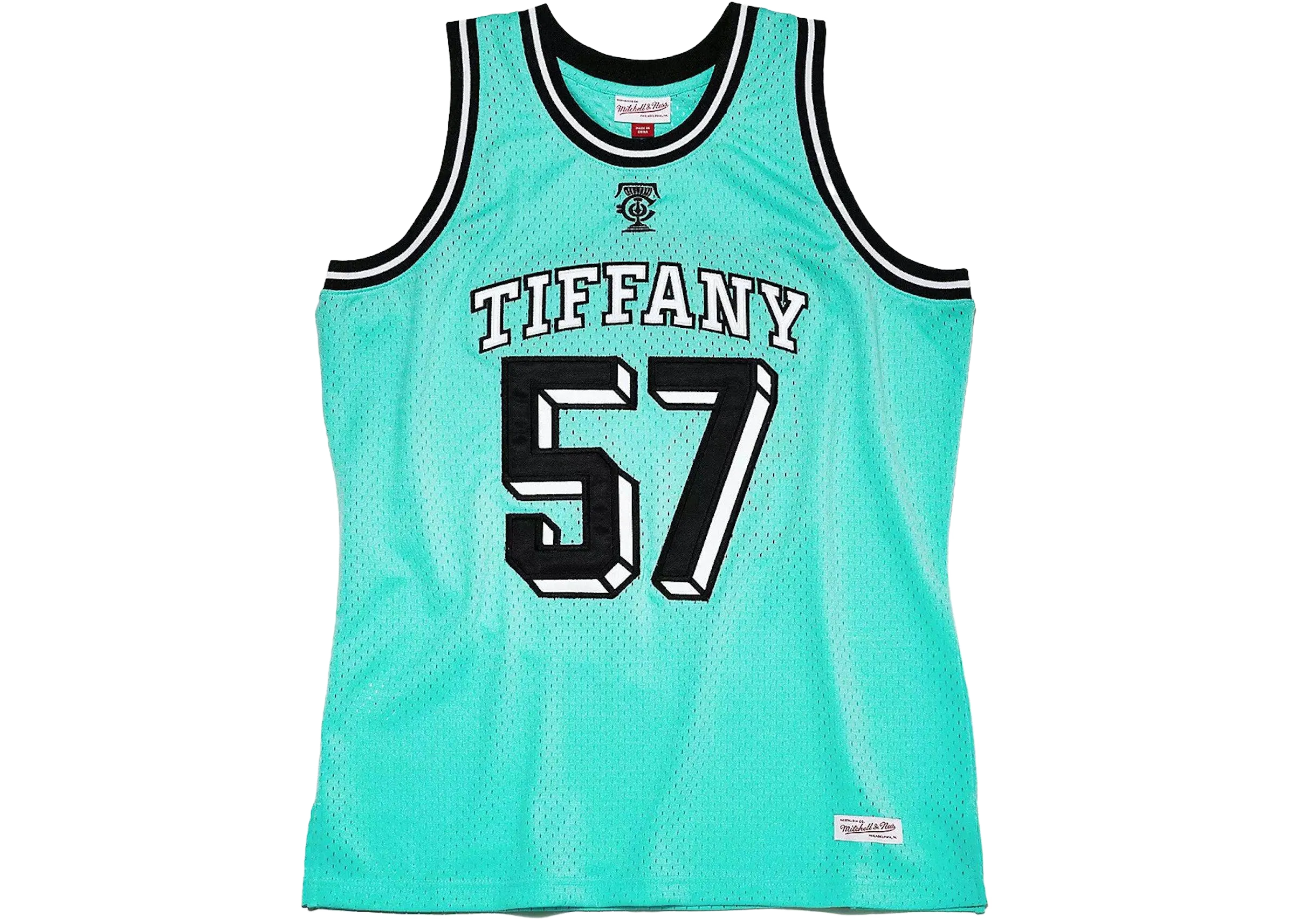 Tiffany & Co. x NBA x Mitchell & Ness Basketball Jersey Tiffany Blue/Black
