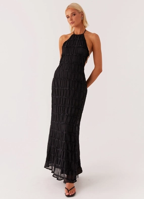 Aullie Maxi Dress - Black Move Free