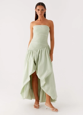Airy Comfort Misa Bubble Maxi Dress - Mint