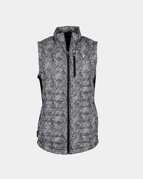 Marble Puff Vest Non Irritating Seams