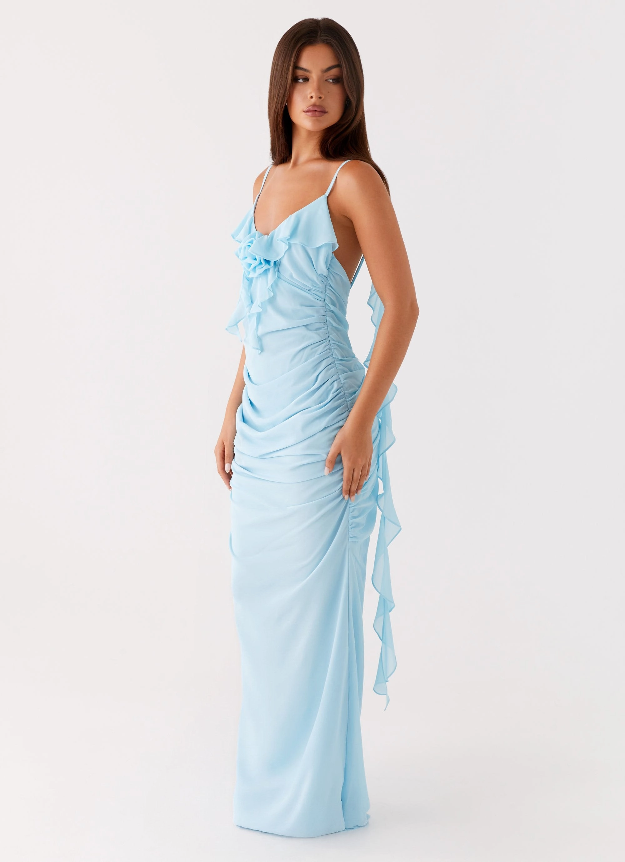 Jasmina Maxi Dress - Blue Classic Move Soft Comfort