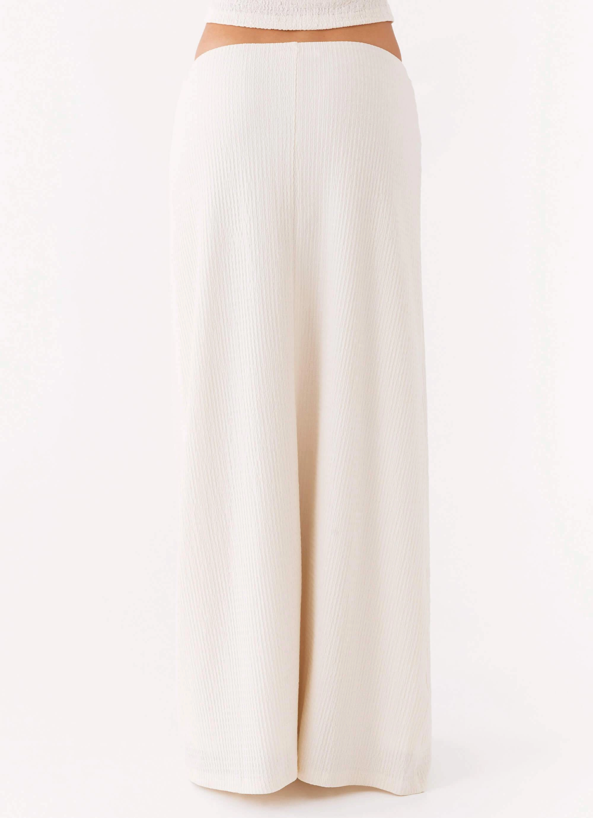Breathable Material Active Motion Tatum Low Rise Maxi Skirt - Ivory