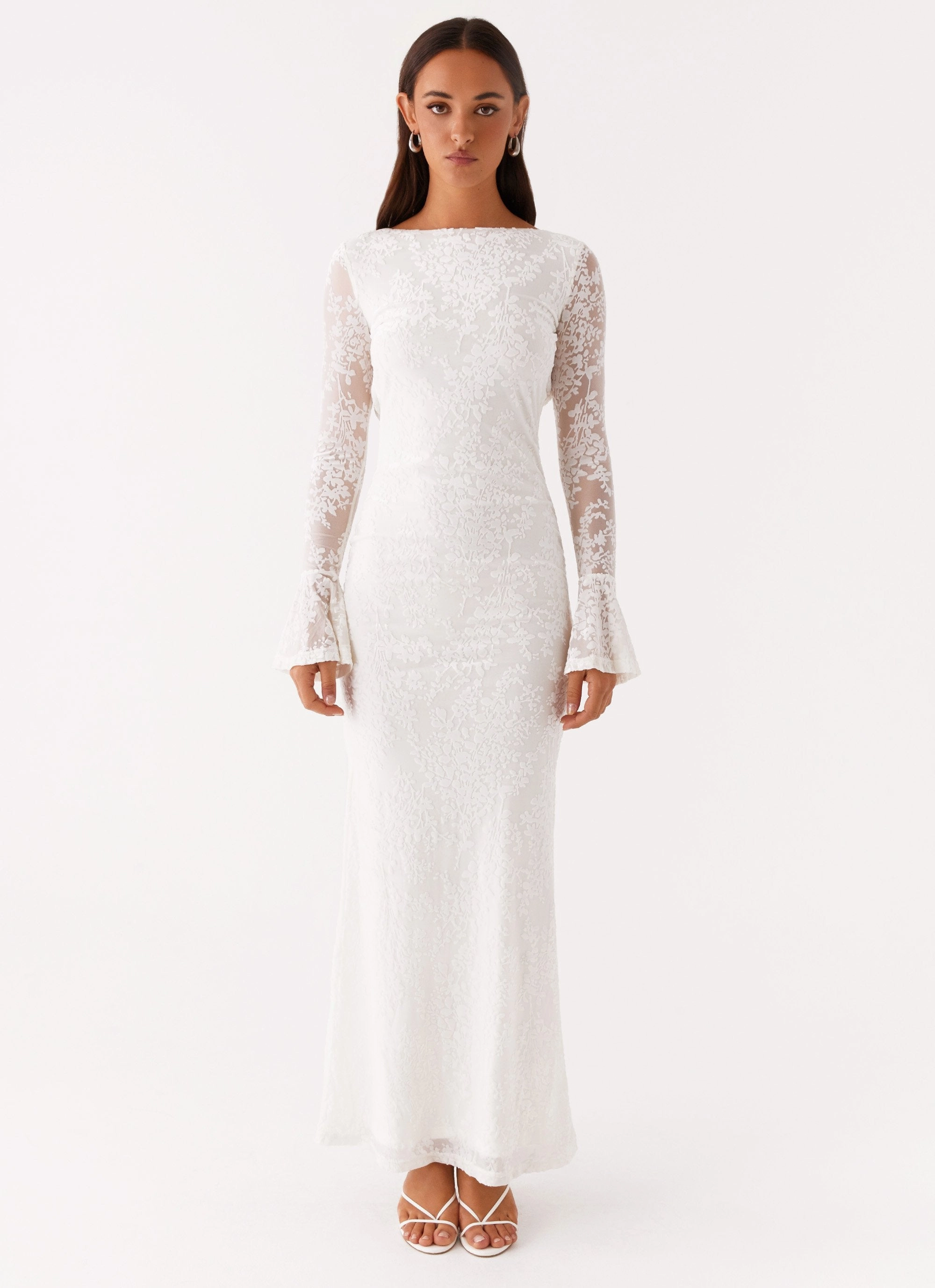 Style Option Linen Love Thriving Maxi Dress - White