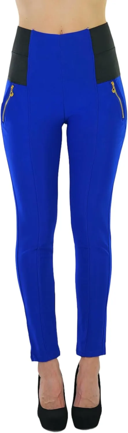 ToBeInStyle Women's Stylish Stretchy Twill Skinny Jeggings Pants