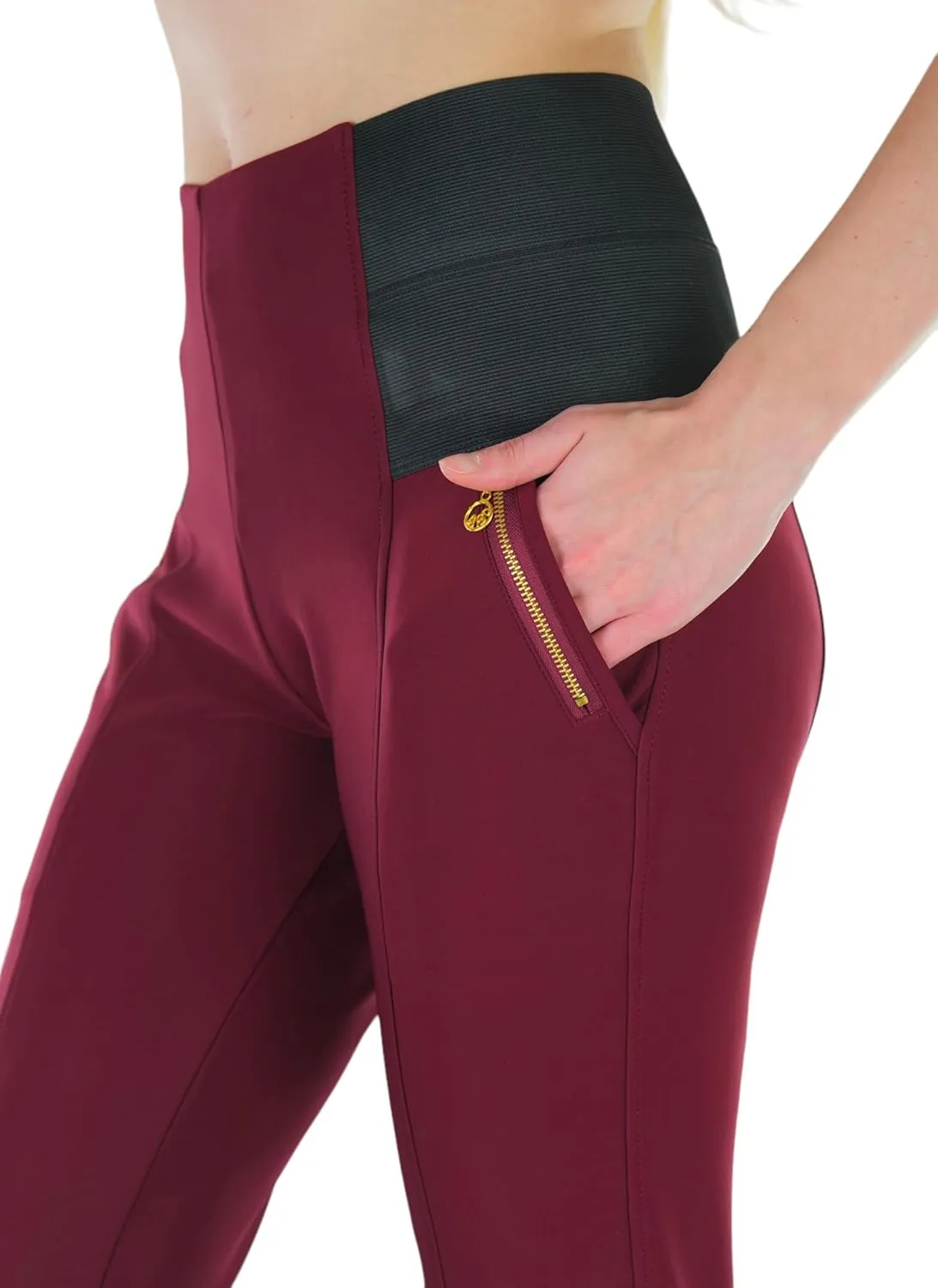 ToBeInStyle Women's Stylish Stretchy Twill Skinny Jeggings Pants