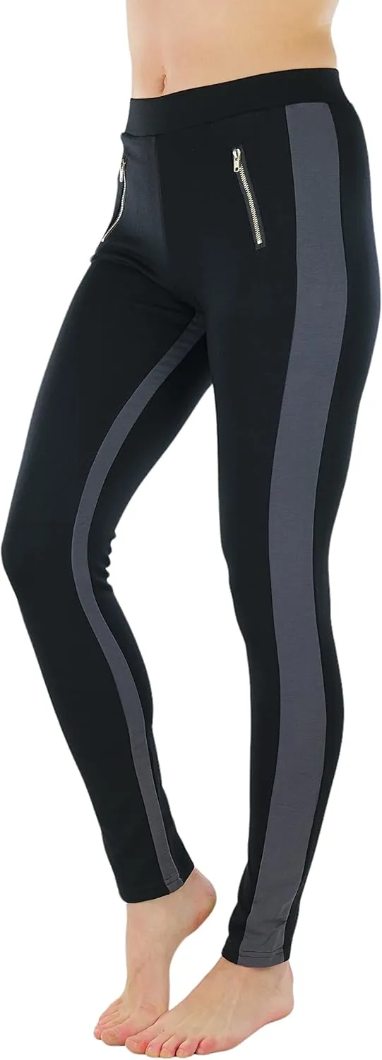 ToBeInStyle Women's Stylish Stretchy Twill Skinny Jeggings Pants