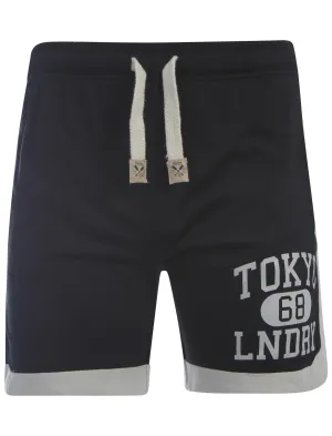 Tokyo Laundry Westbrook navy basketball shorts