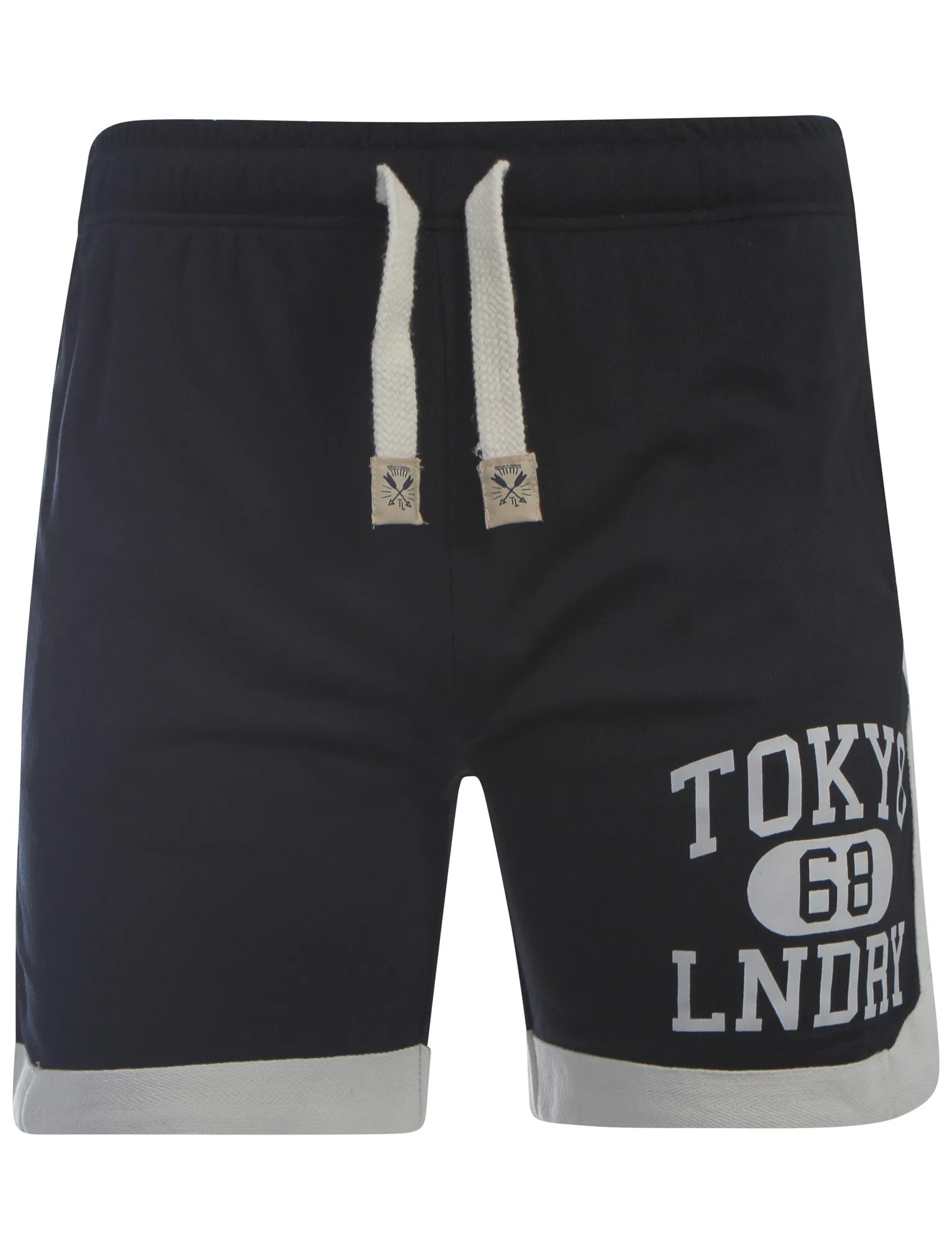 Tokyo Laundry Westbrook navy basketball shorts