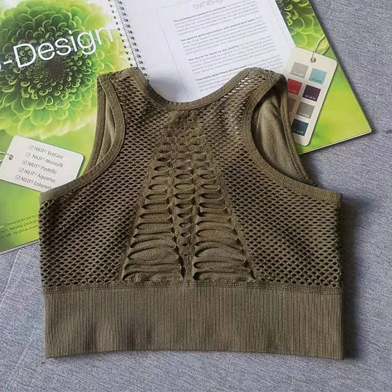 Top Fitness Workout Padded Yoga Bra