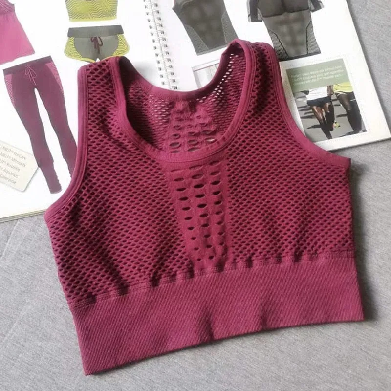 Top Fitness Workout Padded Yoga Bra