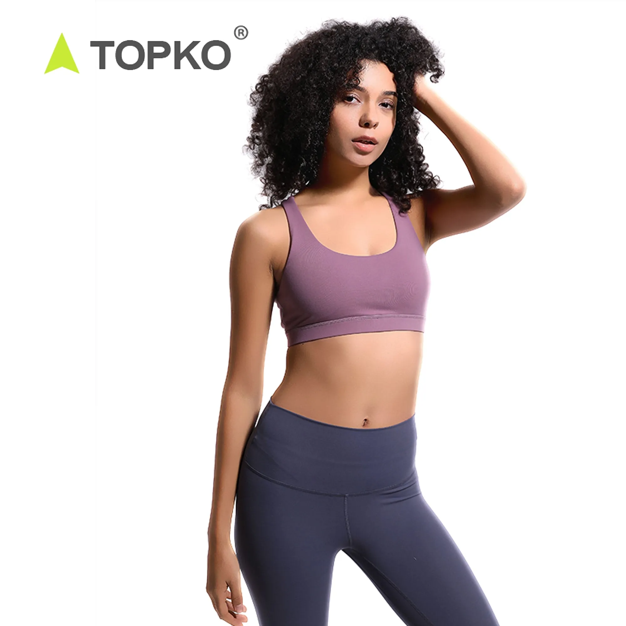 TOPKO YOGA Strappy Sports Bras for Women