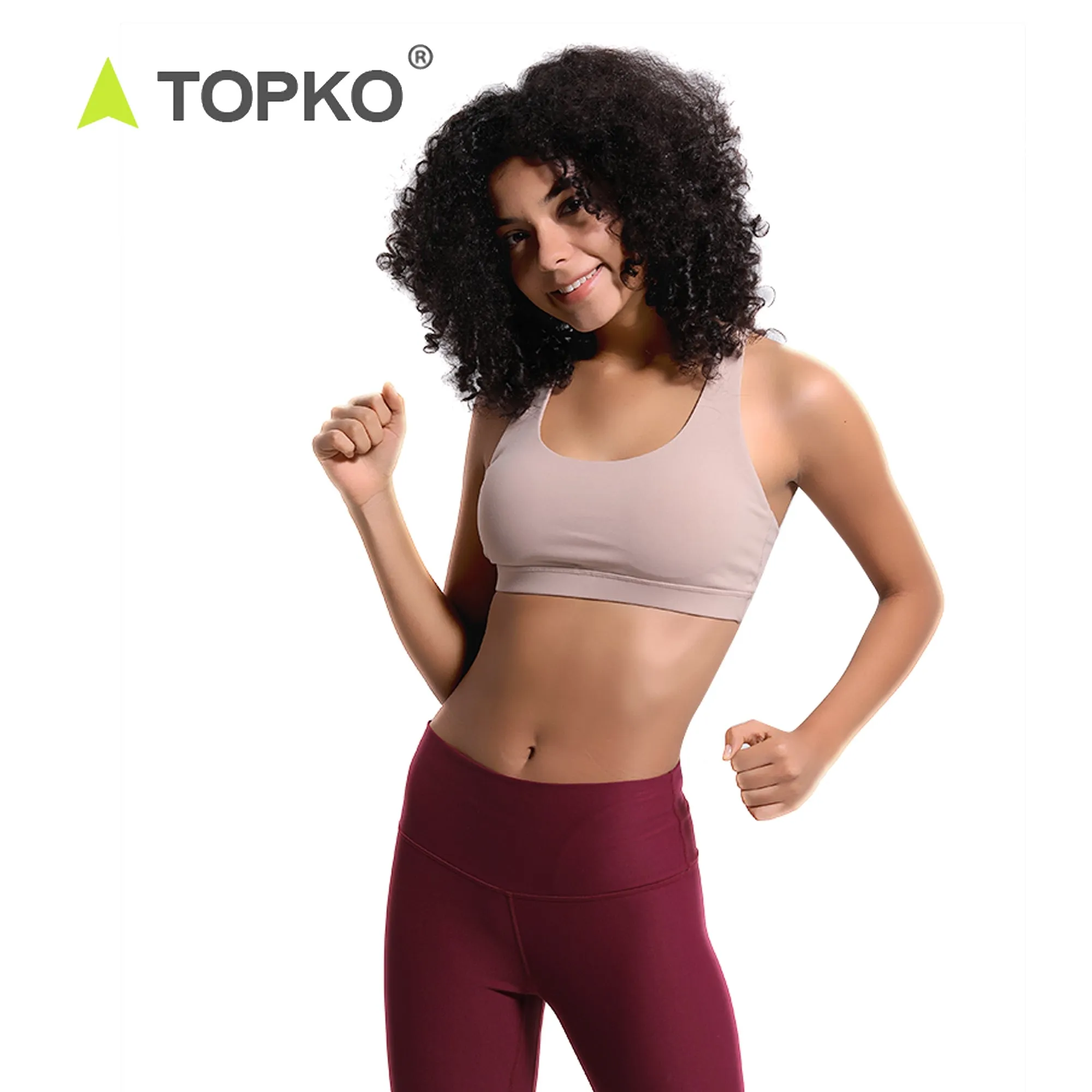TOPKO YOGA Strappy Sports Bras for Women