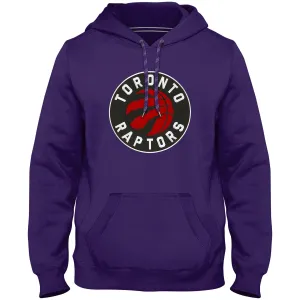 Toronto Raptors NBA Bulletin Men's Purple Express Twill Logo Hoodie