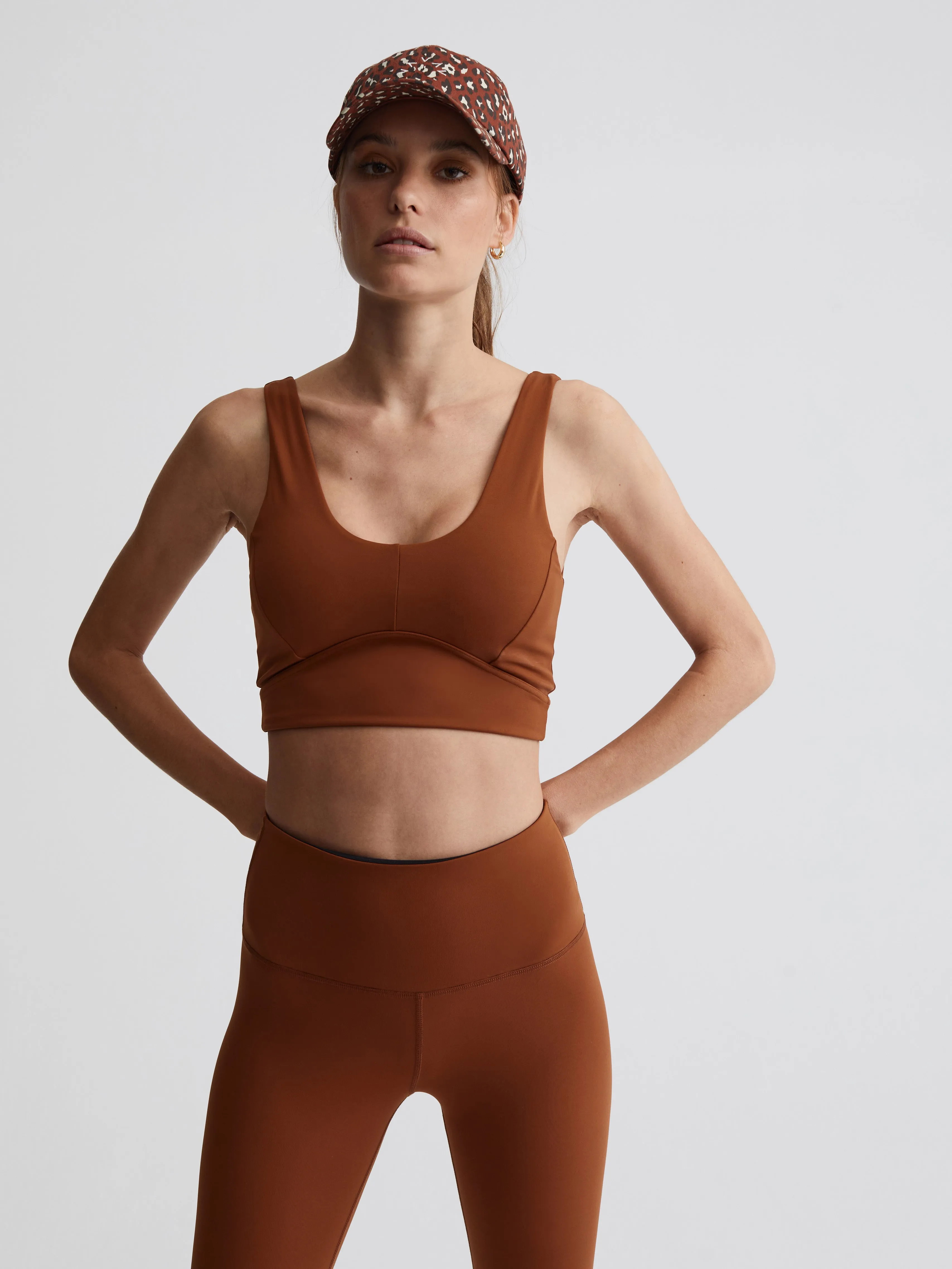 Tortoise Shell Let's Go Elsie Sports Bra